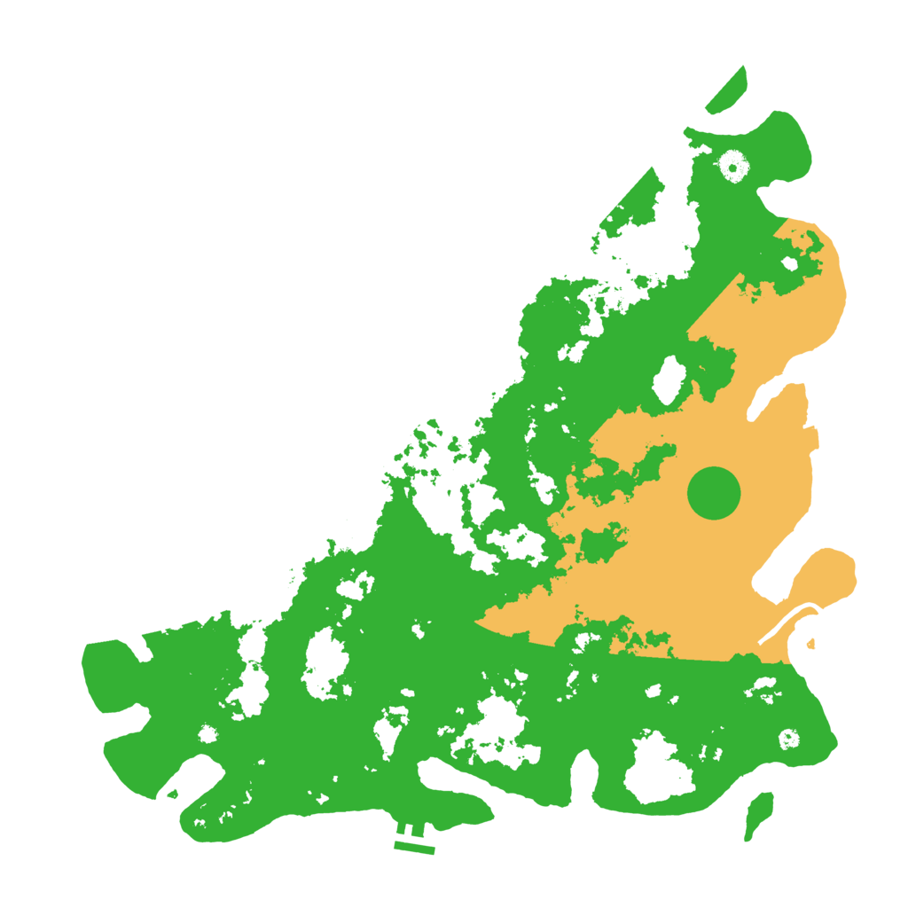 Biome Rust Map: Procedural Map, Size: 4500, Seed: 57920