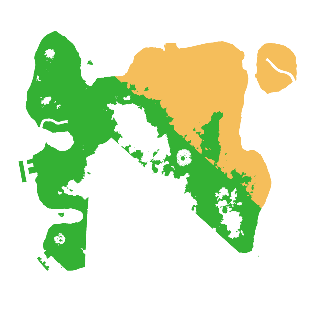 Biome Rust Map: Procedural Map, Size: 3000, Seed: 547517546