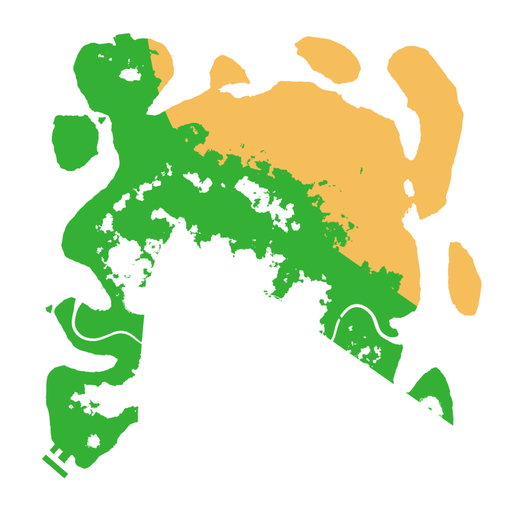 Biome Rust Map: Procedural Map, Size: 3500, Seed: 1754944904