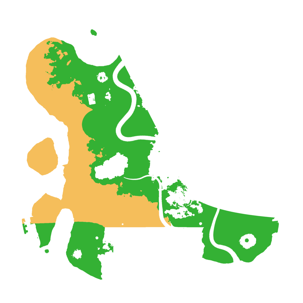 Biome Rust Map: Procedural Map, Size: 3000, Seed: 1416143577