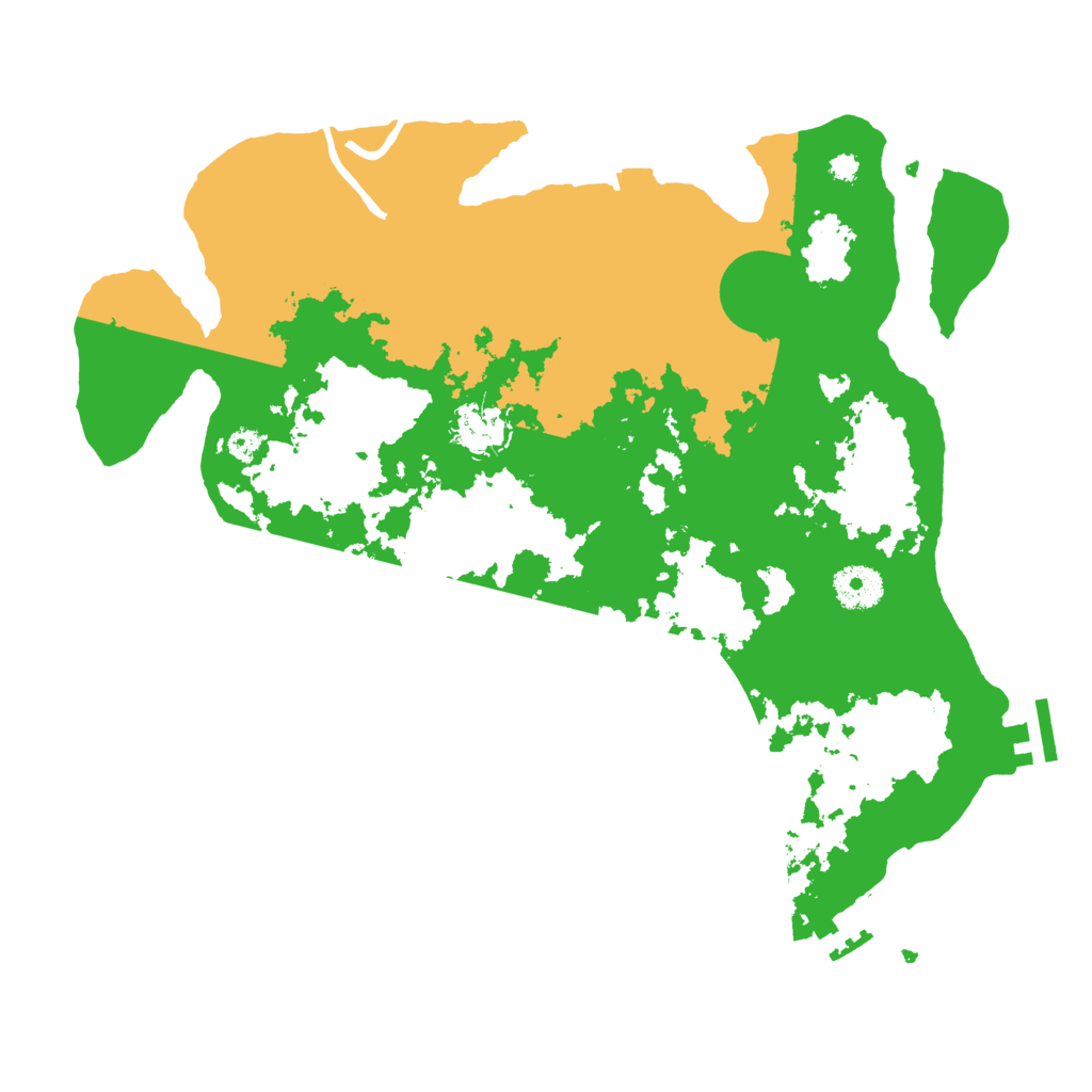 Biome Rust Map: Procedural Map, Size: 3500, Seed: 566053509