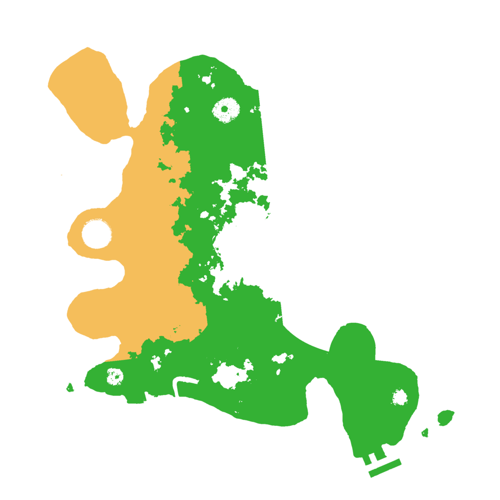 Biome Rust Map: Procedural Map, Size: 3000, Seed: 1947614147