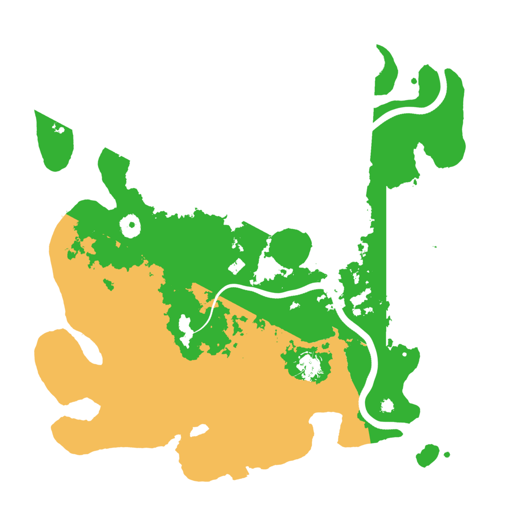 Biome Rust Map: Procedural Map, Size: 3500, Seed: 2026132338