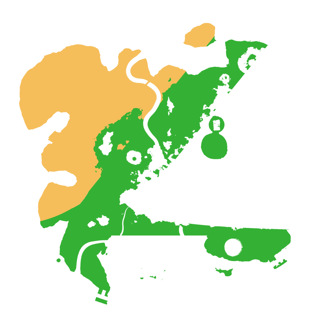 Biome Rust Map: Procedural Map, Size: 3200, Seed: 872468974