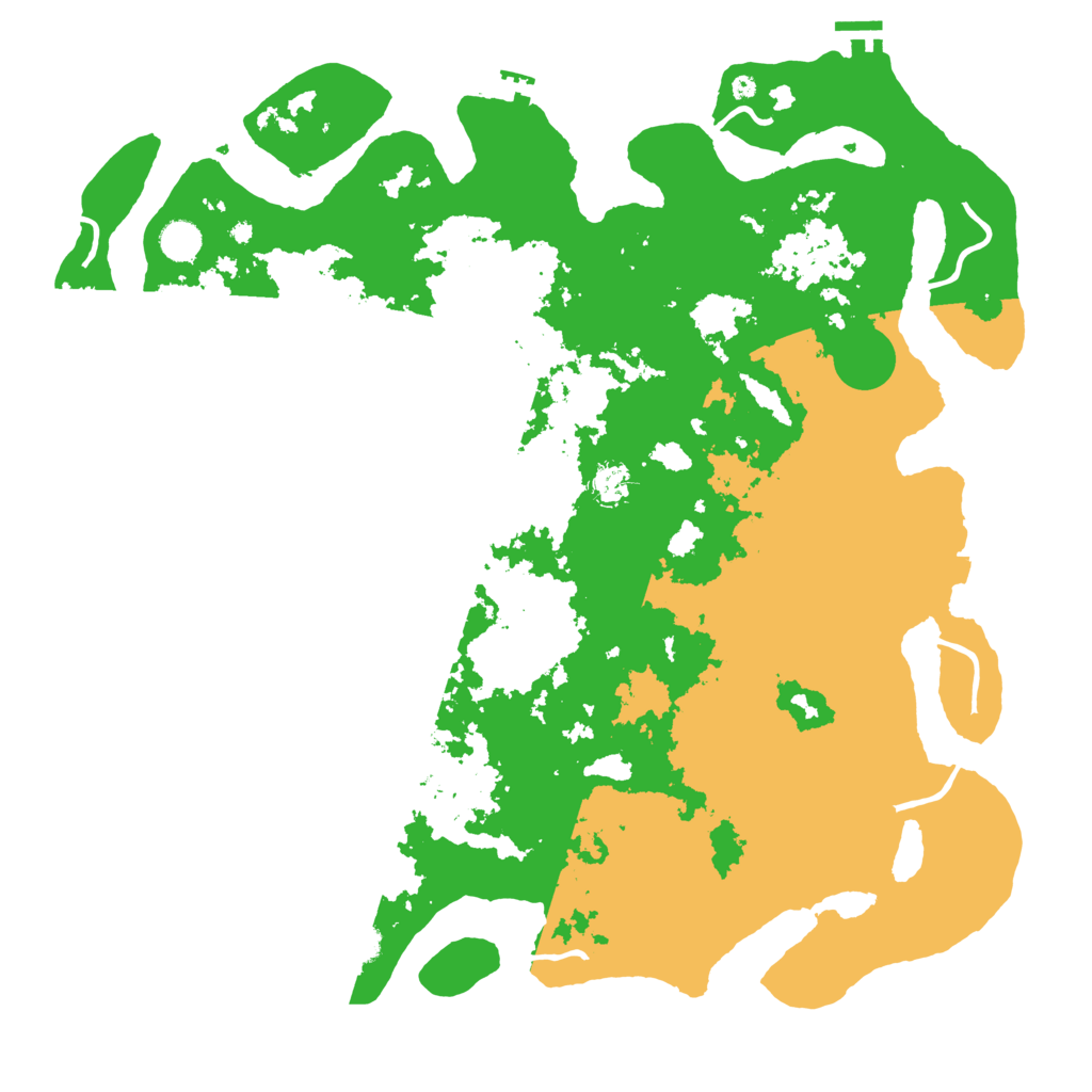 Biome Rust Map: Procedural Map, Size: 4650, Seed: 1112457112