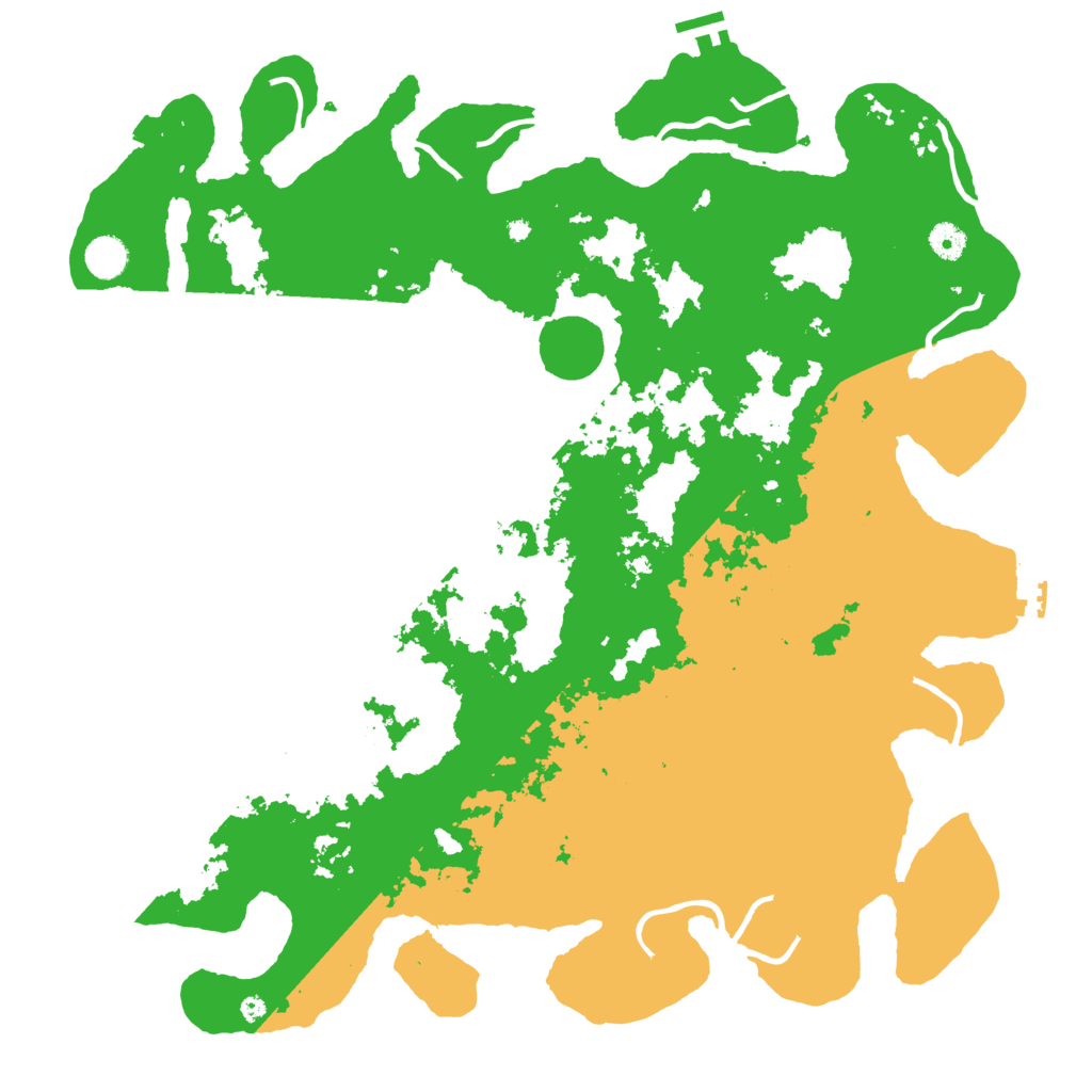 Biome Rust Map: Procedural Map, Size: 4500, Seed: 666357641