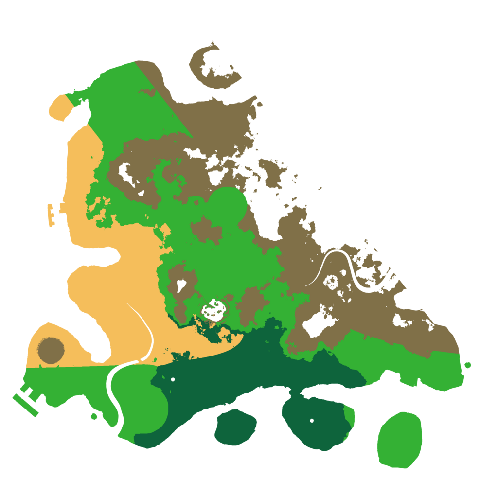Biome Rust Map: Procedural Map, Size: 3350, Seed: 1700386193