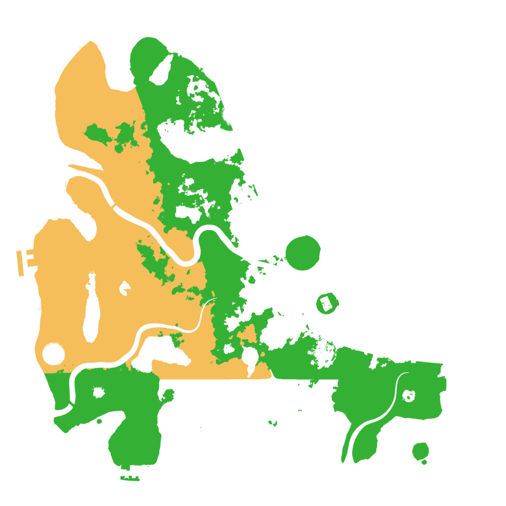 Biome Rust Map: Procedural Map, Size: 4000, Seed: 40024050