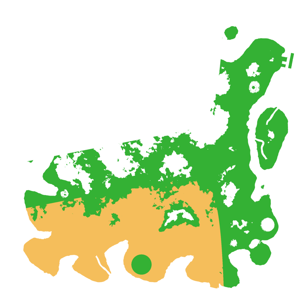 Biome Rust Map: Procedural Map, Size: 4000, Seed: 8606