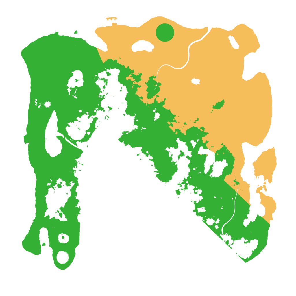 Biome Rust Map: Procedural Map, Size: 4250, Seed: 278833747