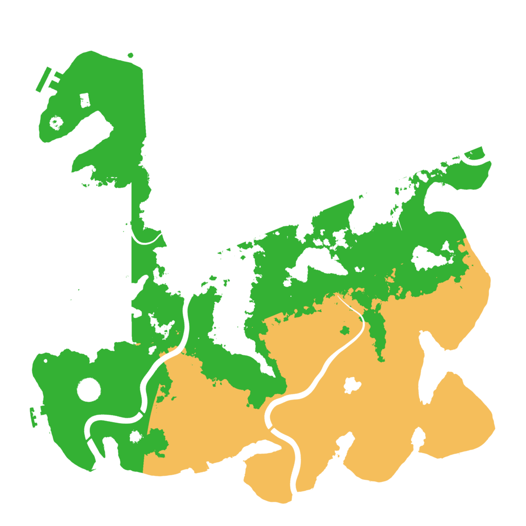 Biome Rust Map: Procedural Map, Size: 4020, Seed: 1984957016