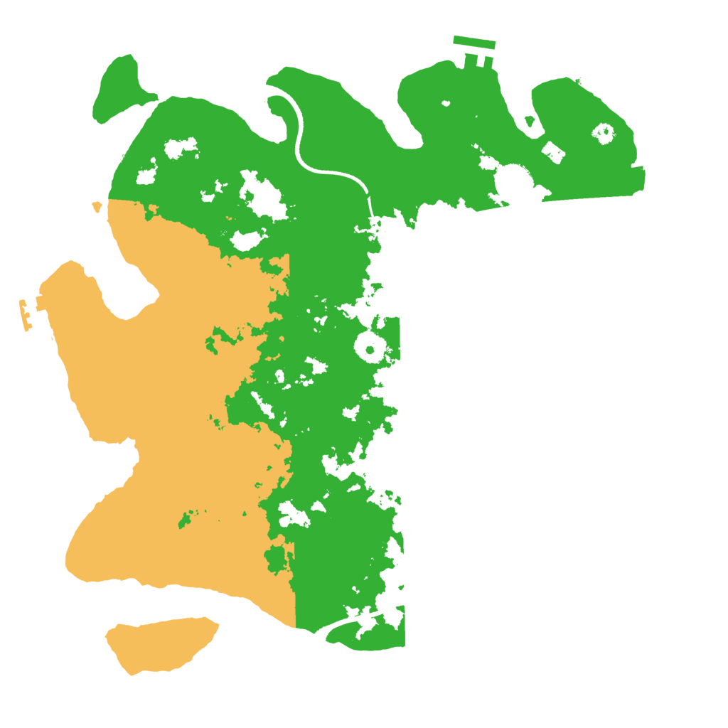 Biome Rust Map: Procedural Map, Size: 3500, Seed: 1141862511