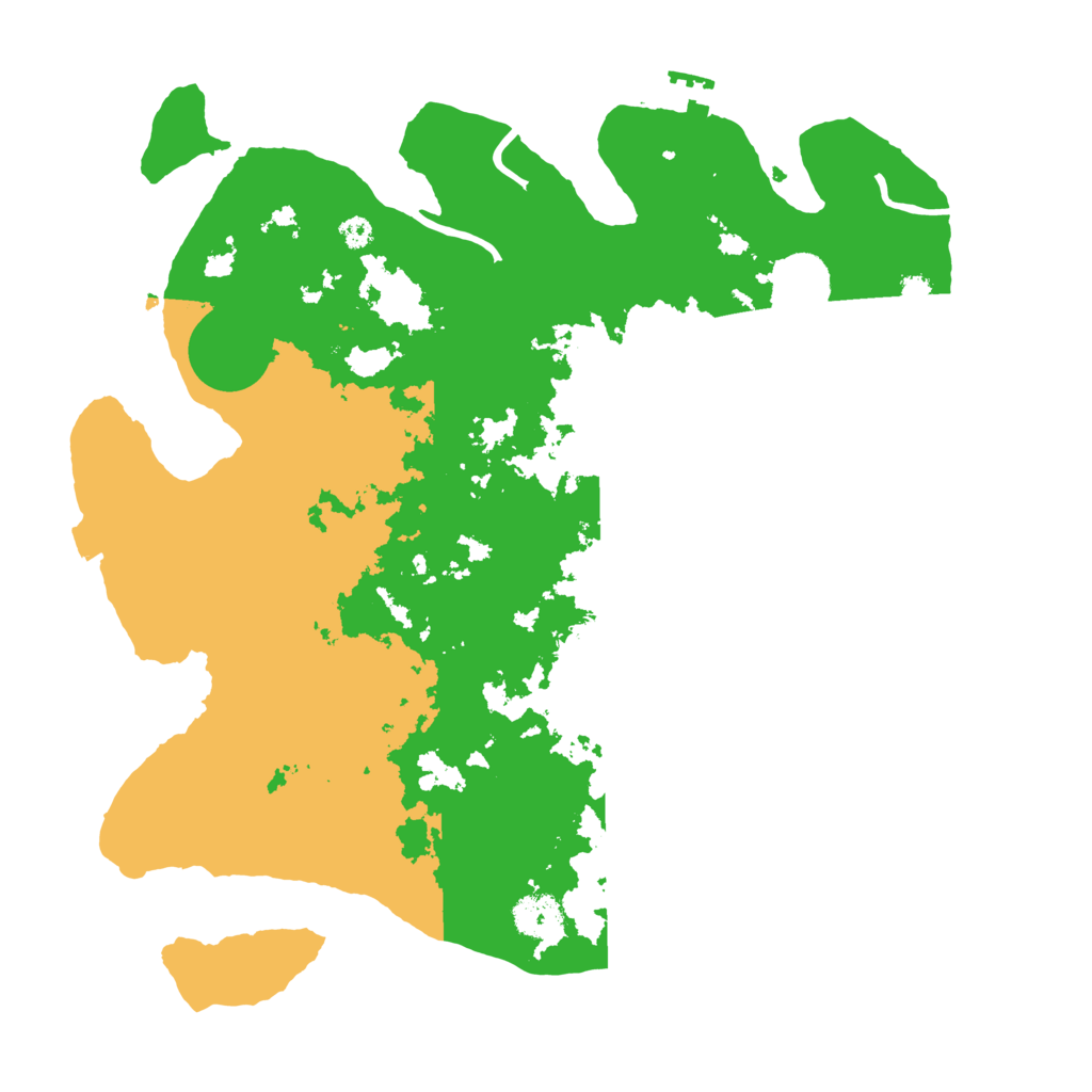 Biome Rust Map: Procedural Map, Size: 3500, Seed: 1141862511