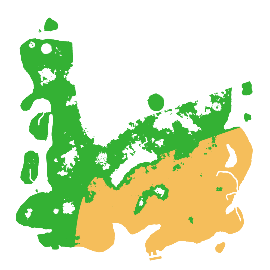 Biome Rust Map: Procedural Map, Size: 4500, Seed: 8934383