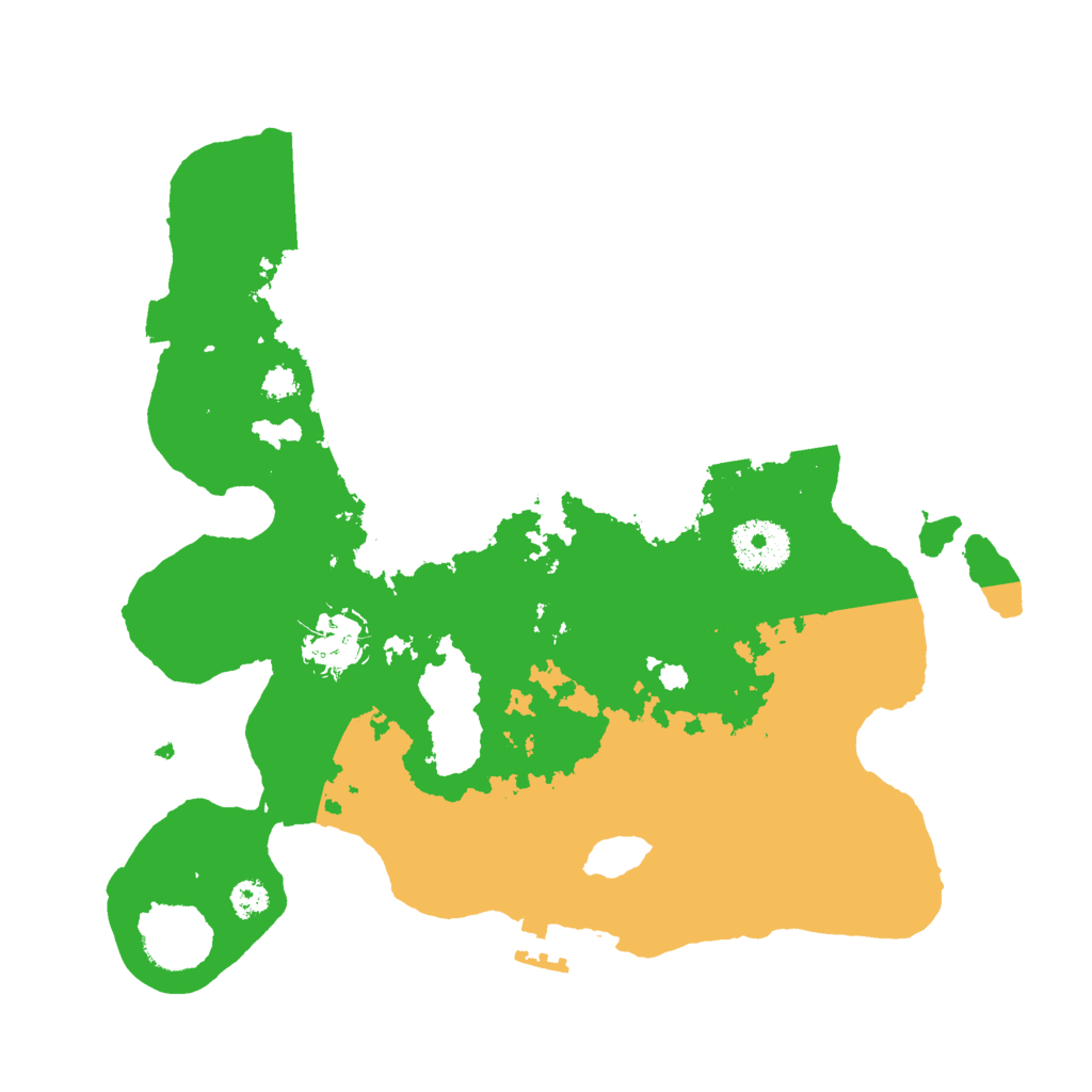 Biome Rust Map: Procedural Map, Size: 3000, Seed: 1411980240