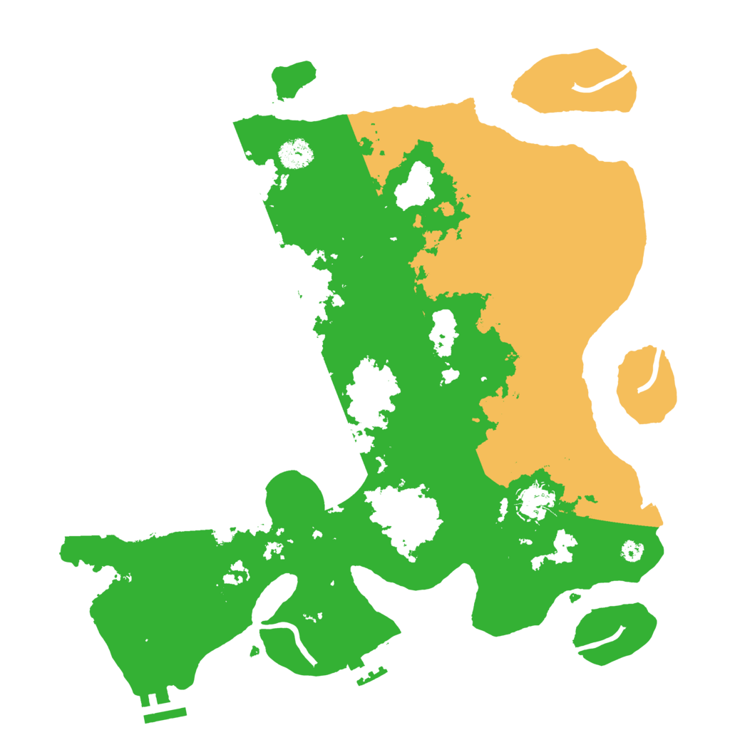 Biome Rust Map: Procedural Map, Size: 3450, Seed: 821599