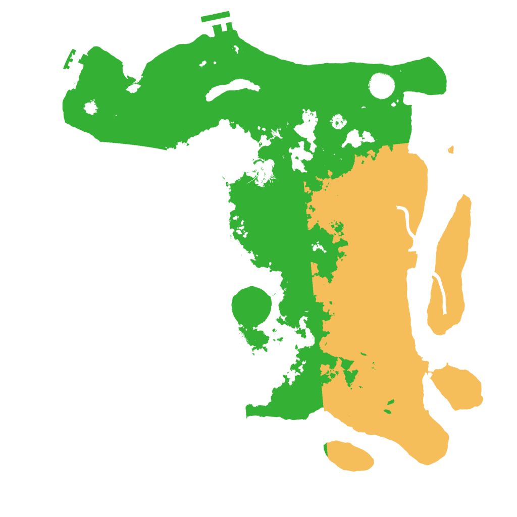 Biome Rust Map: Procedural Map, Size: 3600, Seed: 1614944338