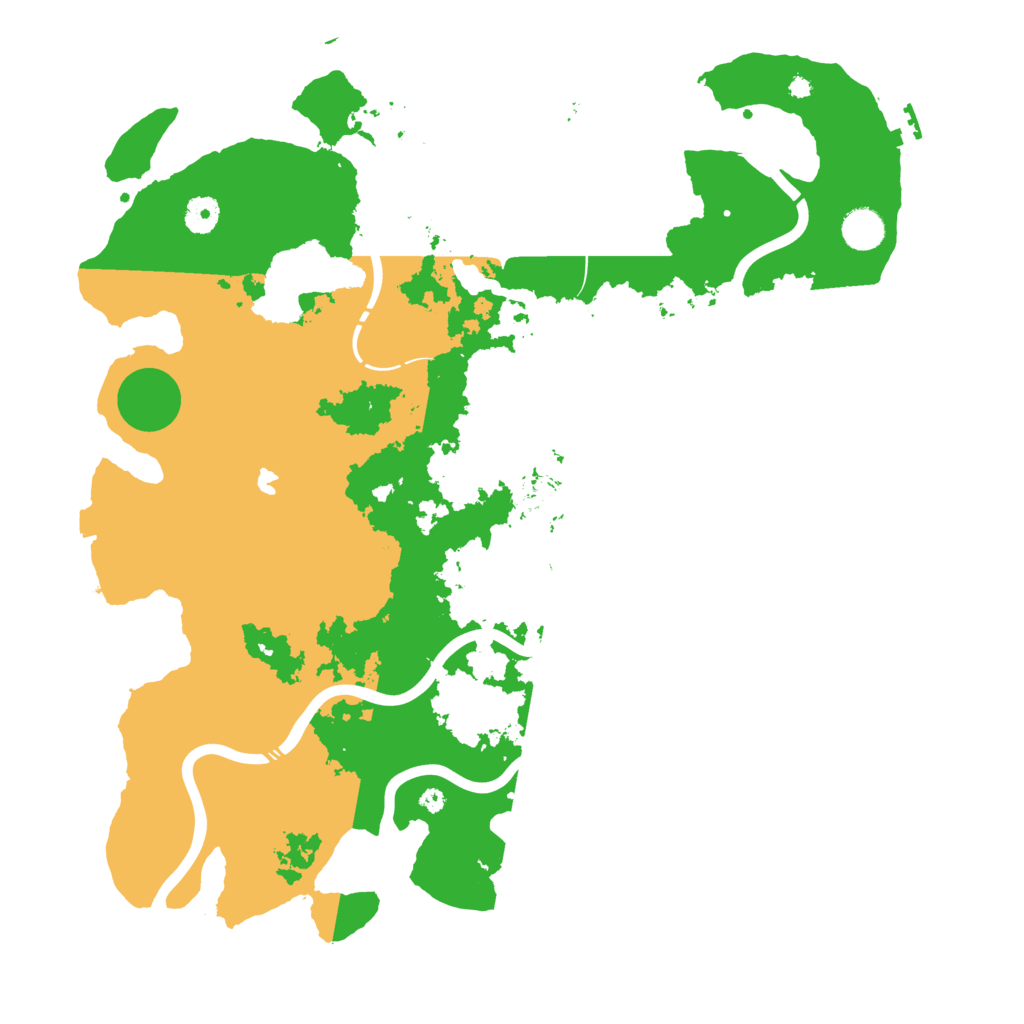 Biome Rust Map: Procedural Map, Size: 4250, Seed: 671668