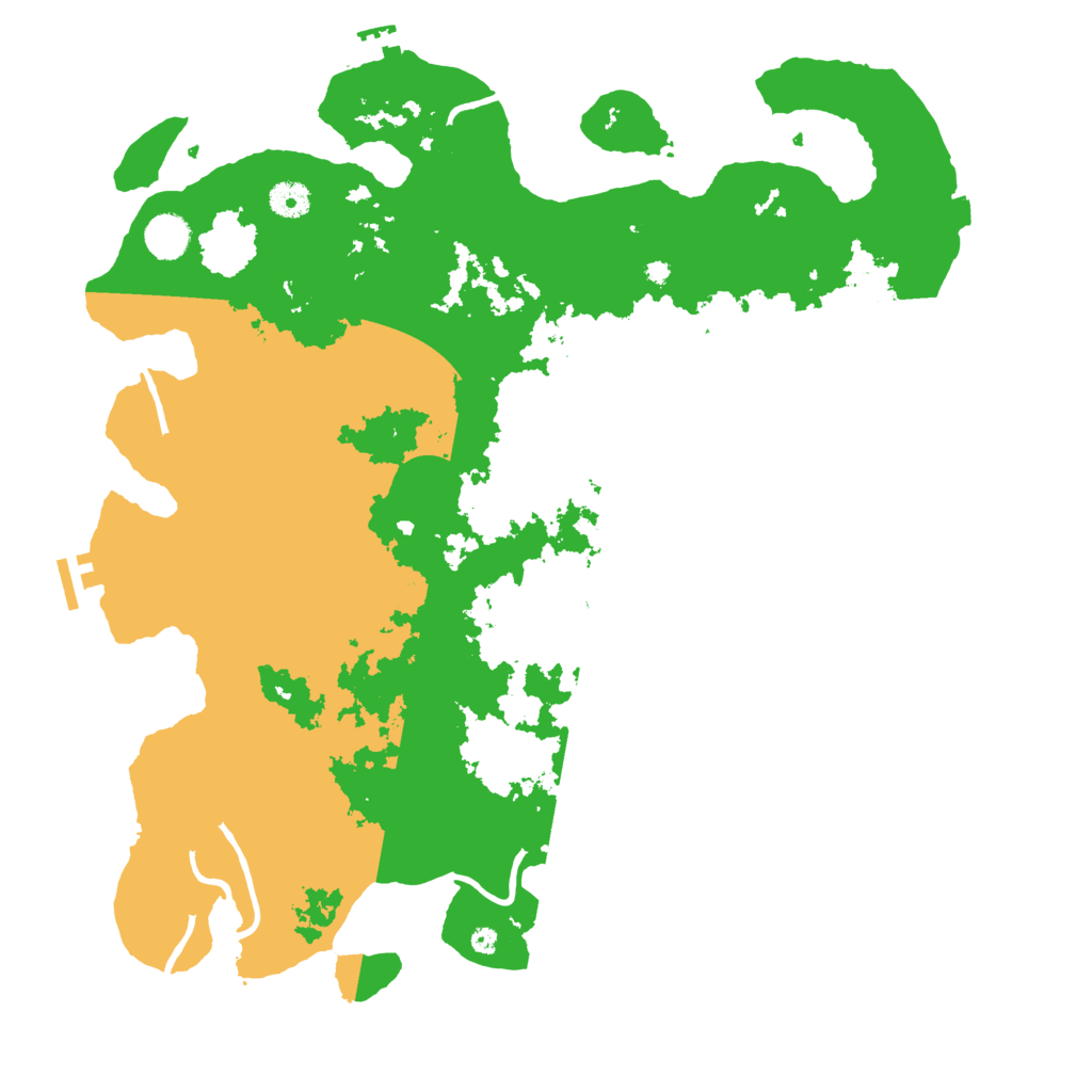 Biome Rust Map: Procedural Map, Size: 4250, Seed: 671668