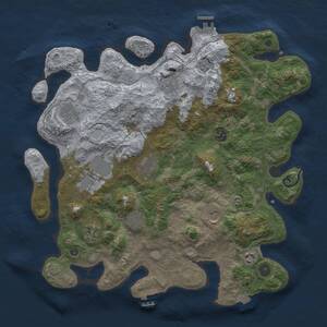 Thumbnail Rust Map: Procedural Map, Size: 4000, Seed: 31024, 16 Monuments