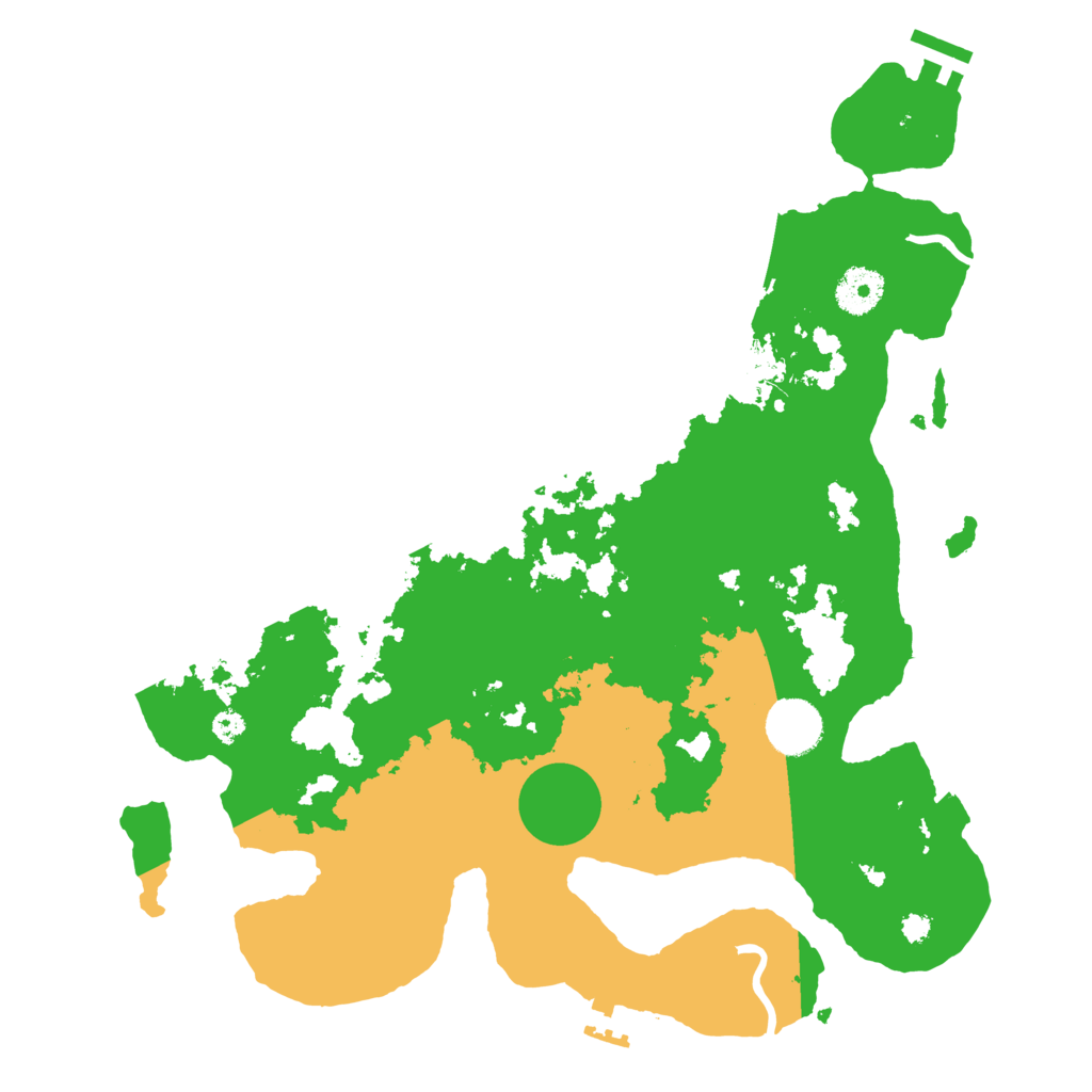 Biome Rust Map: Procedural Map, Size: 3500, Seed: 927764572