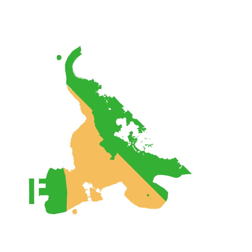 Biome Rust Map: Procedural Map, Size: 2000, Seed: 19191265