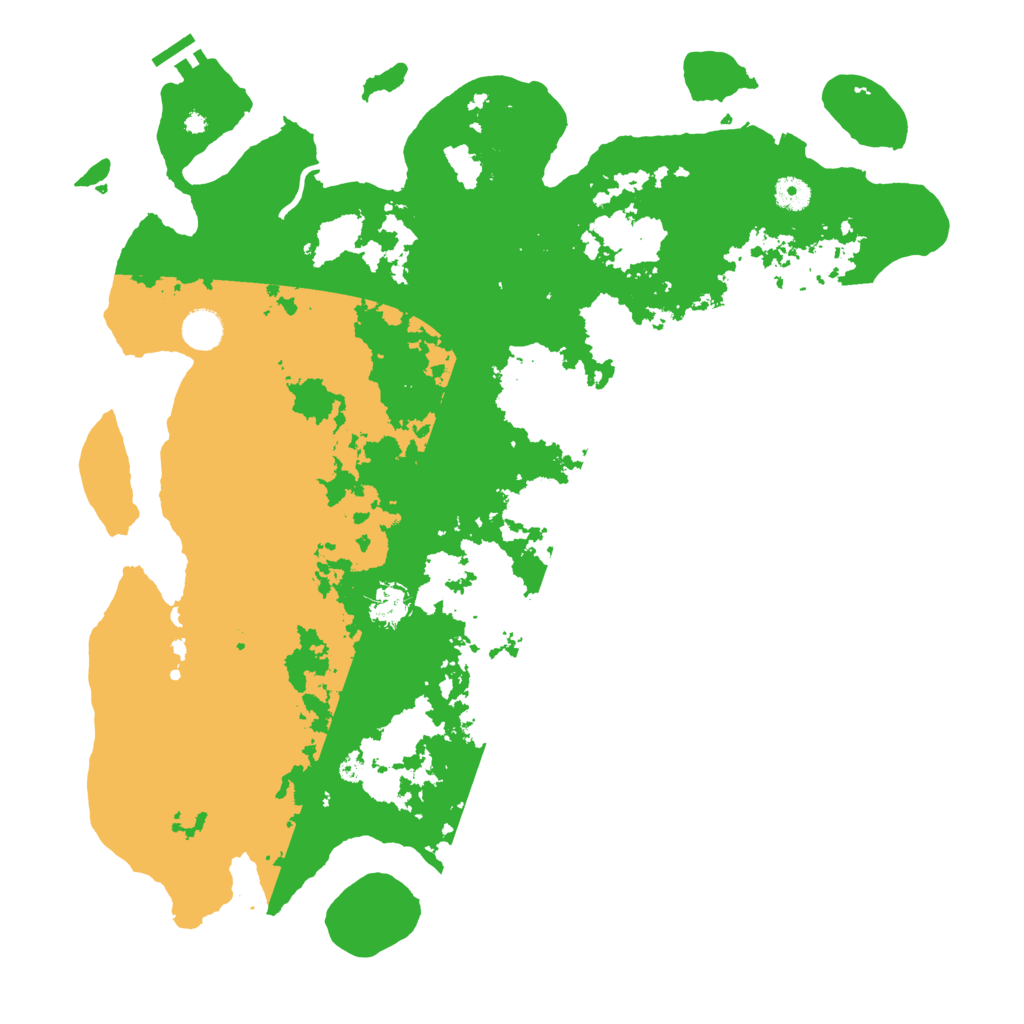 Biome Rust Map: Procedural Map, Size: 4400, Seed: 177