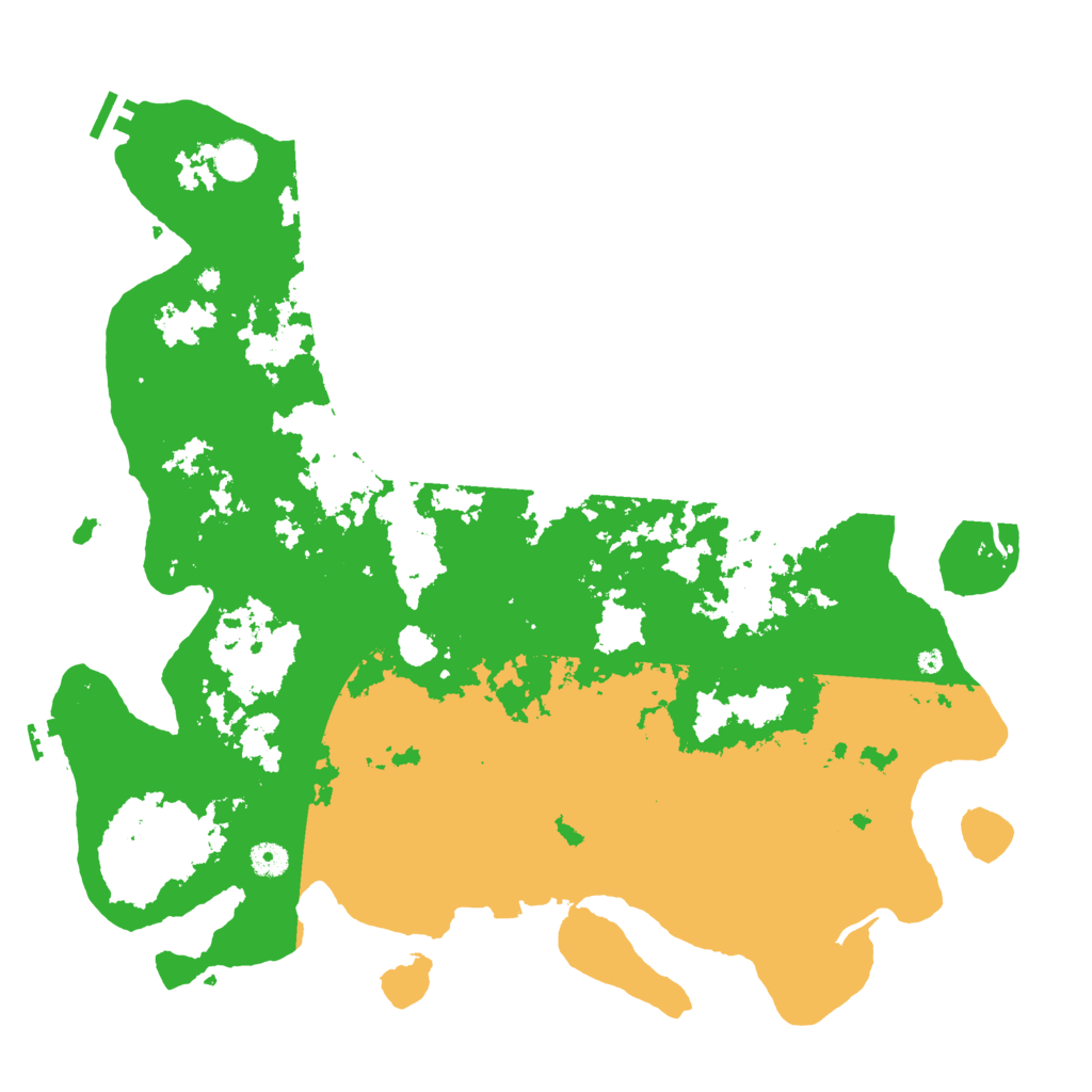 Biome Rust Map: Procedural Map, Size: 4500, Seed: 349358242