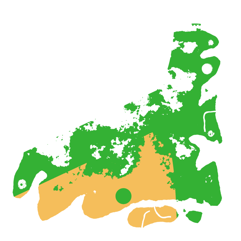 Biome Rust Map: Procedural Map, Size: 4000, Seed: 2100415841