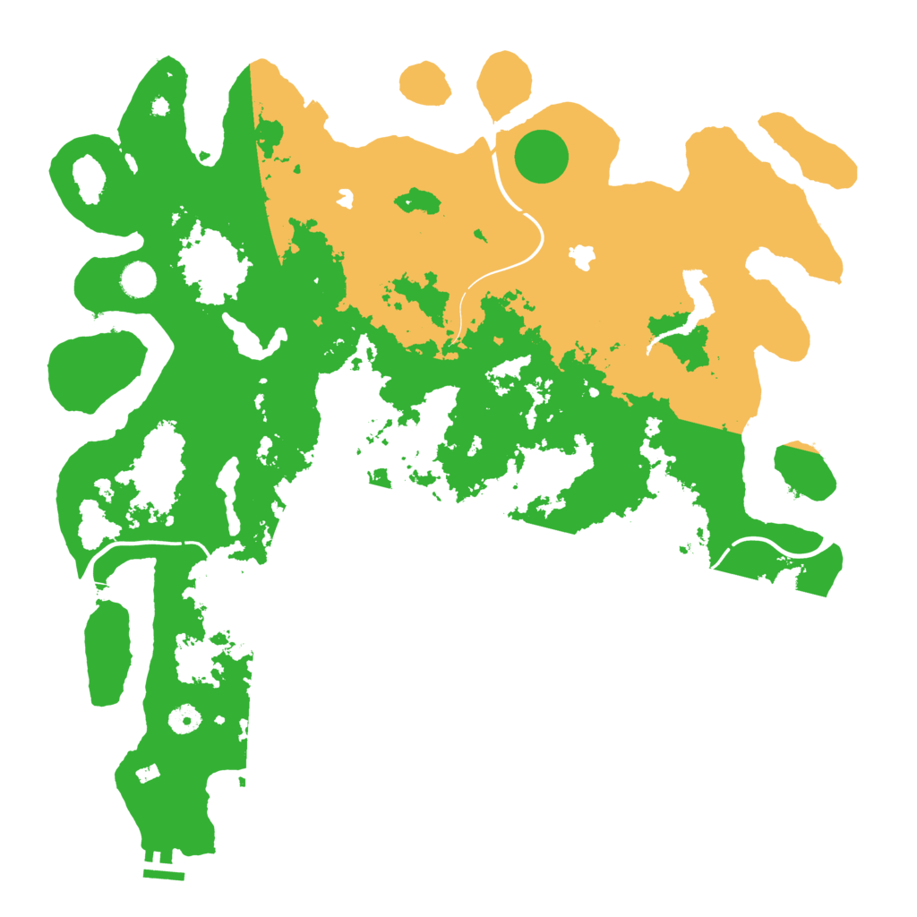 Biome Rust Map: Procedural Map, Size: 4500, Seed: 904792893