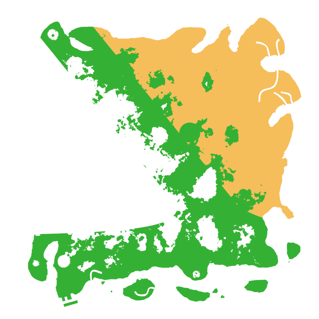 Biome Rust Map: Procedural Map, Size: 4500, Seed: 290337140