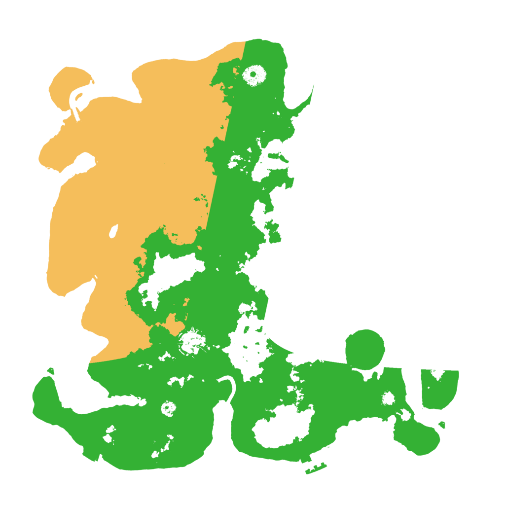 Biome Rust Map: Procedural Map, Size: 3500, Seed: 1240657379