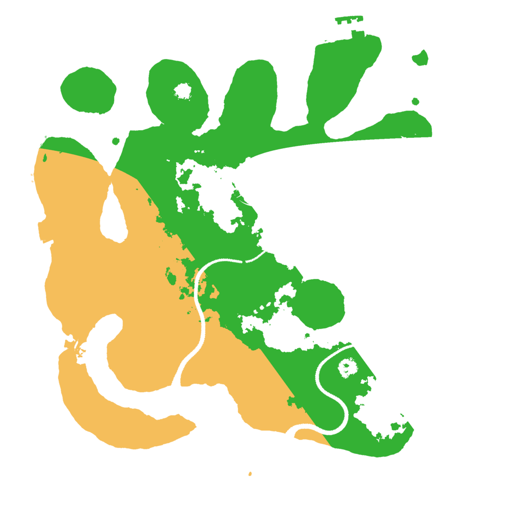 Biome Rust Map: Procedural Map, Size: 2800, Seed: 1313964972