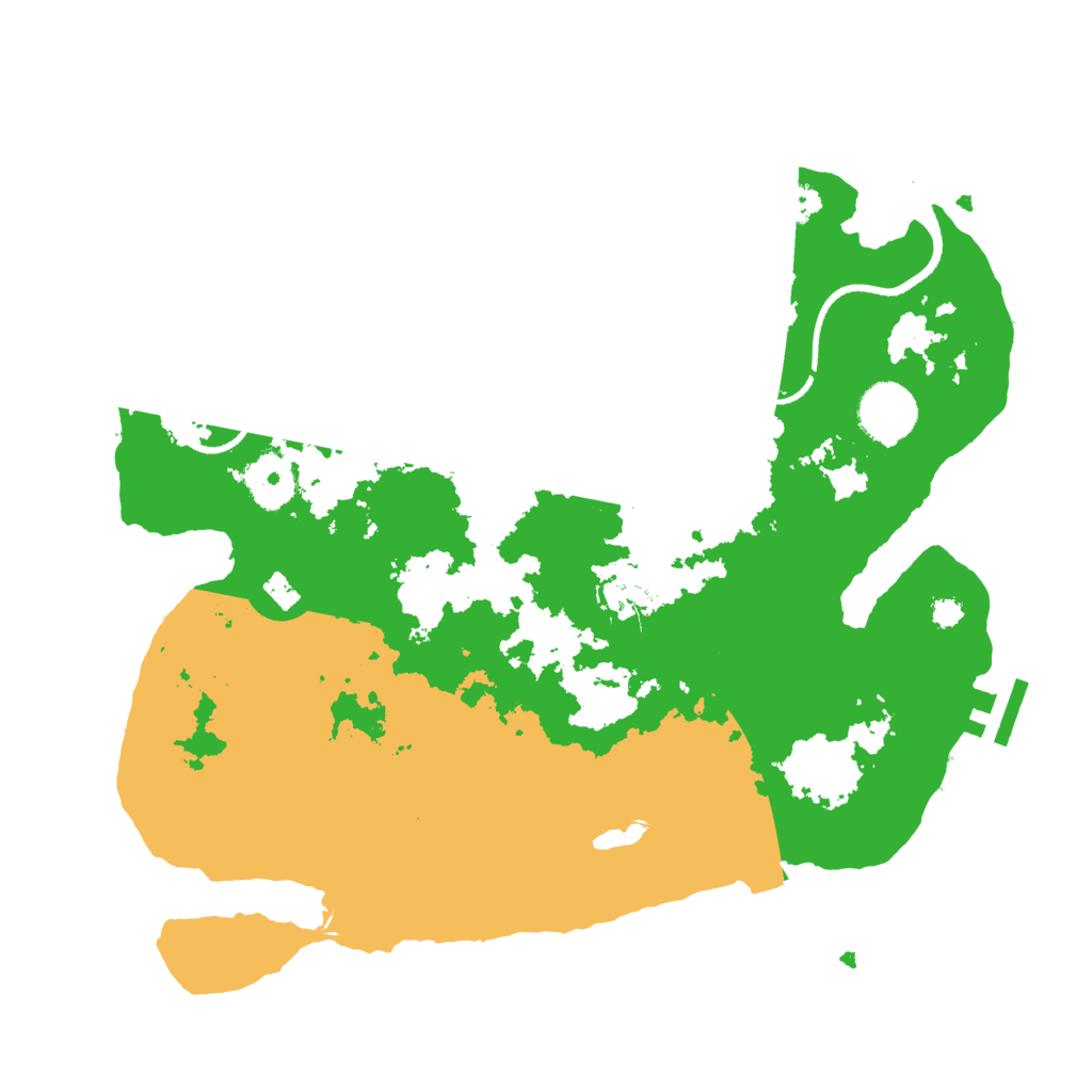 Biome Rust Map: Procedural Map, Size: 3250, Seed: 11