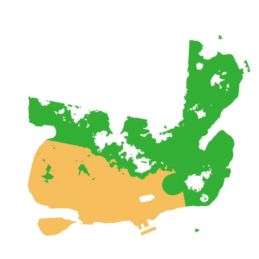 Biome Rust Map: Procedural Map, Size: 3250, Seed: 11