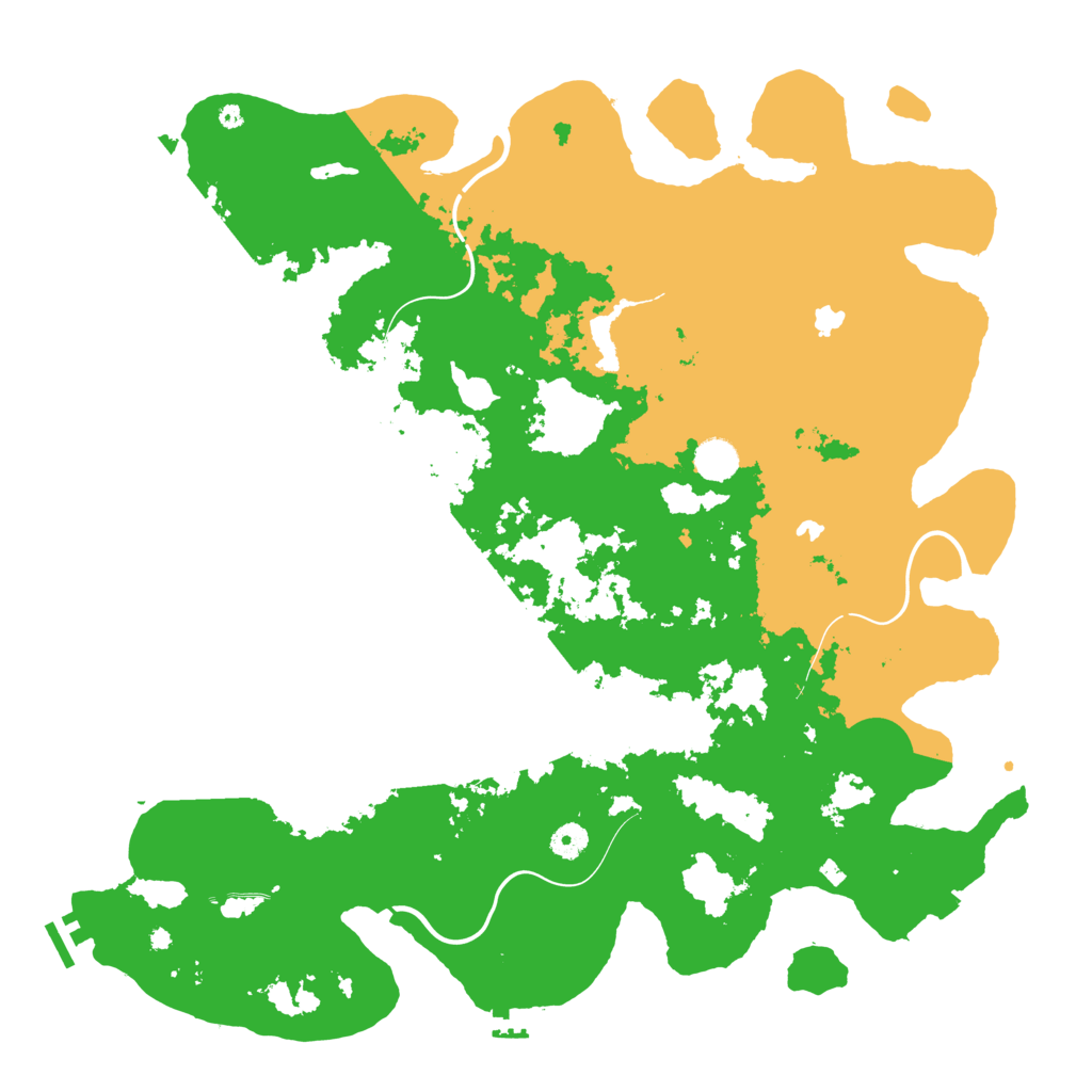 Biome Rust Map: Procedural Map, Size: 4553, Seed: 848914777
