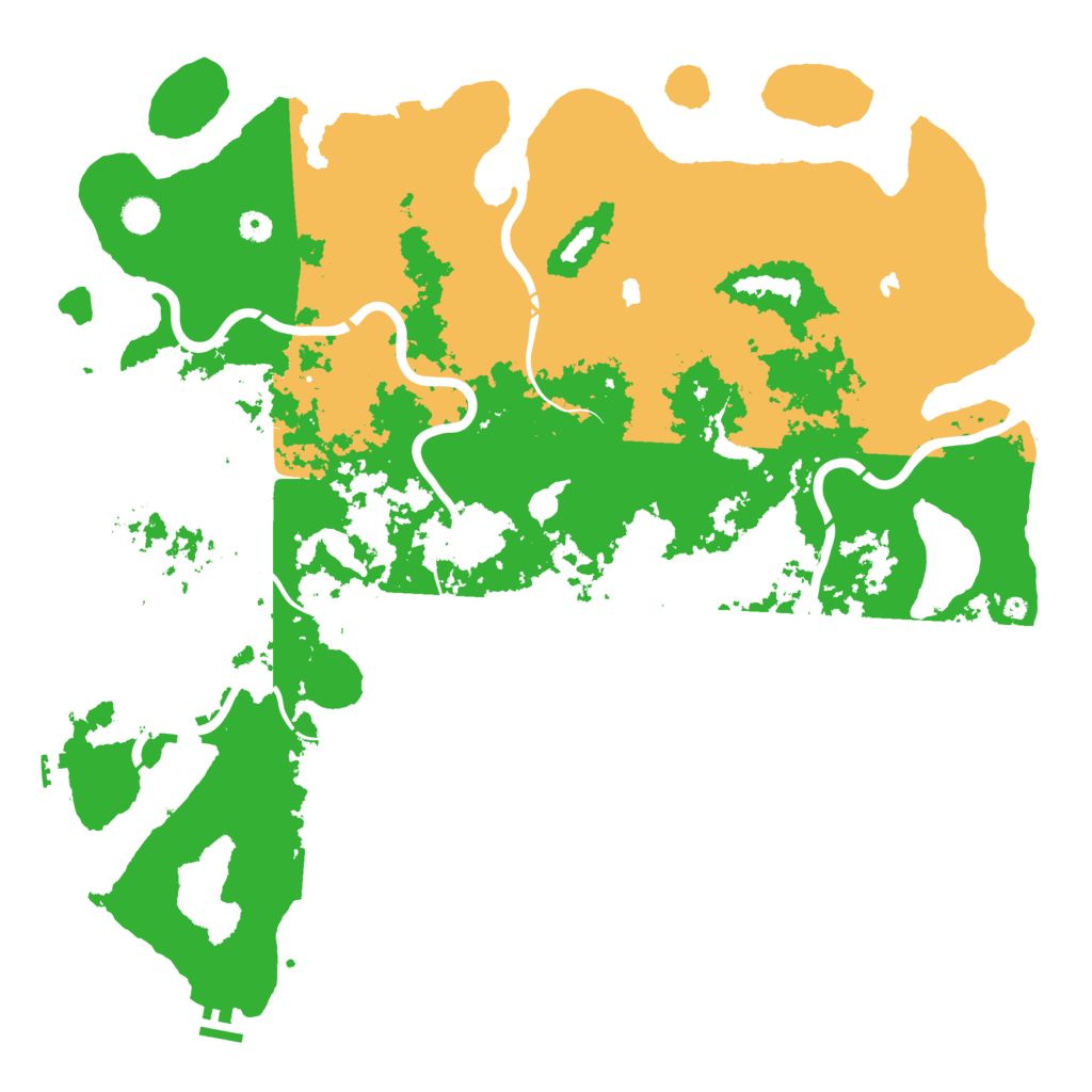 Biome Rust Map: Procedural Map, Size: 5079, Seed: 4140648