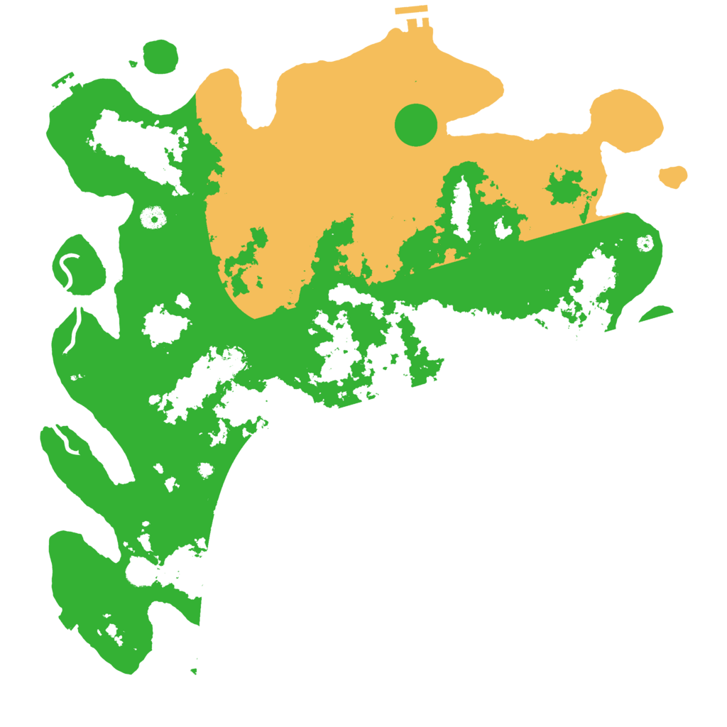 Biome Rust Map: Procedural Map, Size: 4500, Seed: 2078634296