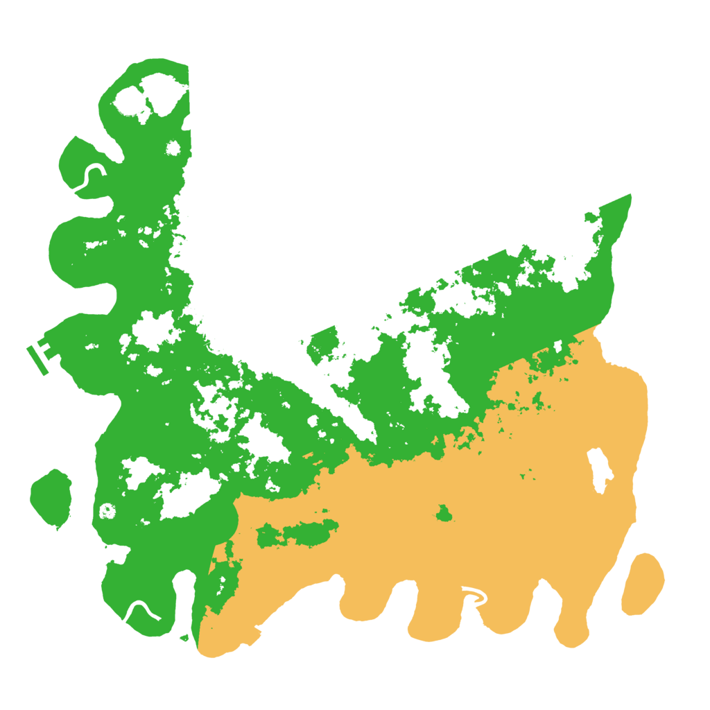 Biome Rust Map: Procedural Map, Size: 4400, Seed: 190024