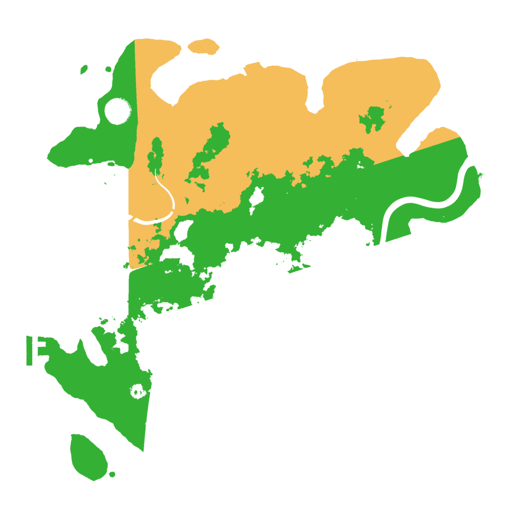 Biome Rust Map: Procedural Map, Size: 3500, Seed: 1385954764