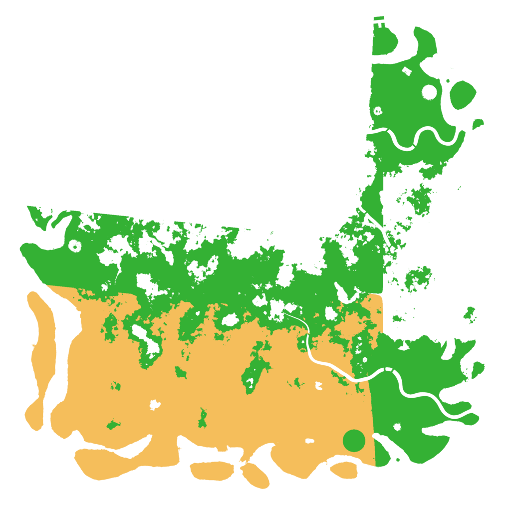 Biome Rust Map: Procedural Map, Size: 6000, Seed: 1862191462