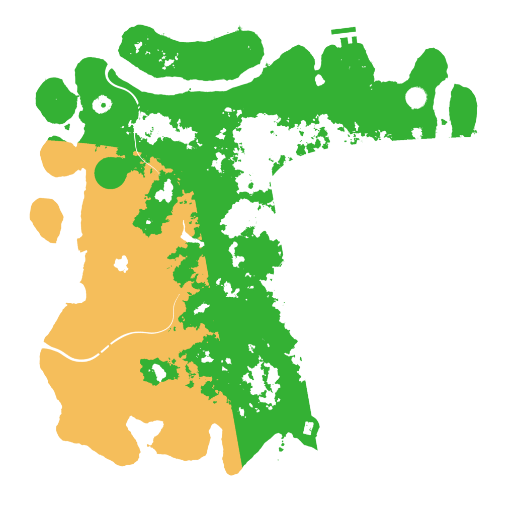 Biome Rust Map: Procedural Map, Size: 4250, Seed: 146039935