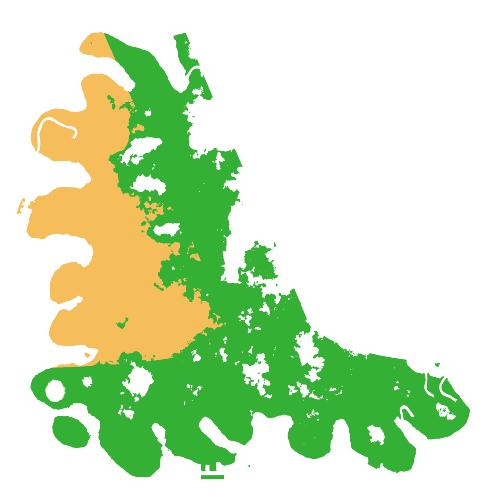 Biome Rust Map: Procedural Map, Size: 4500, Seed: 677577620