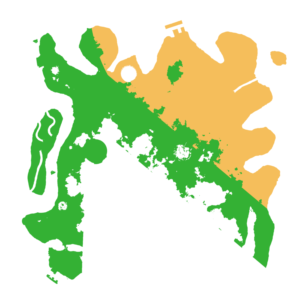 Biome Rust Map: Procedural Map, Size: 3500, Seed: 13042318