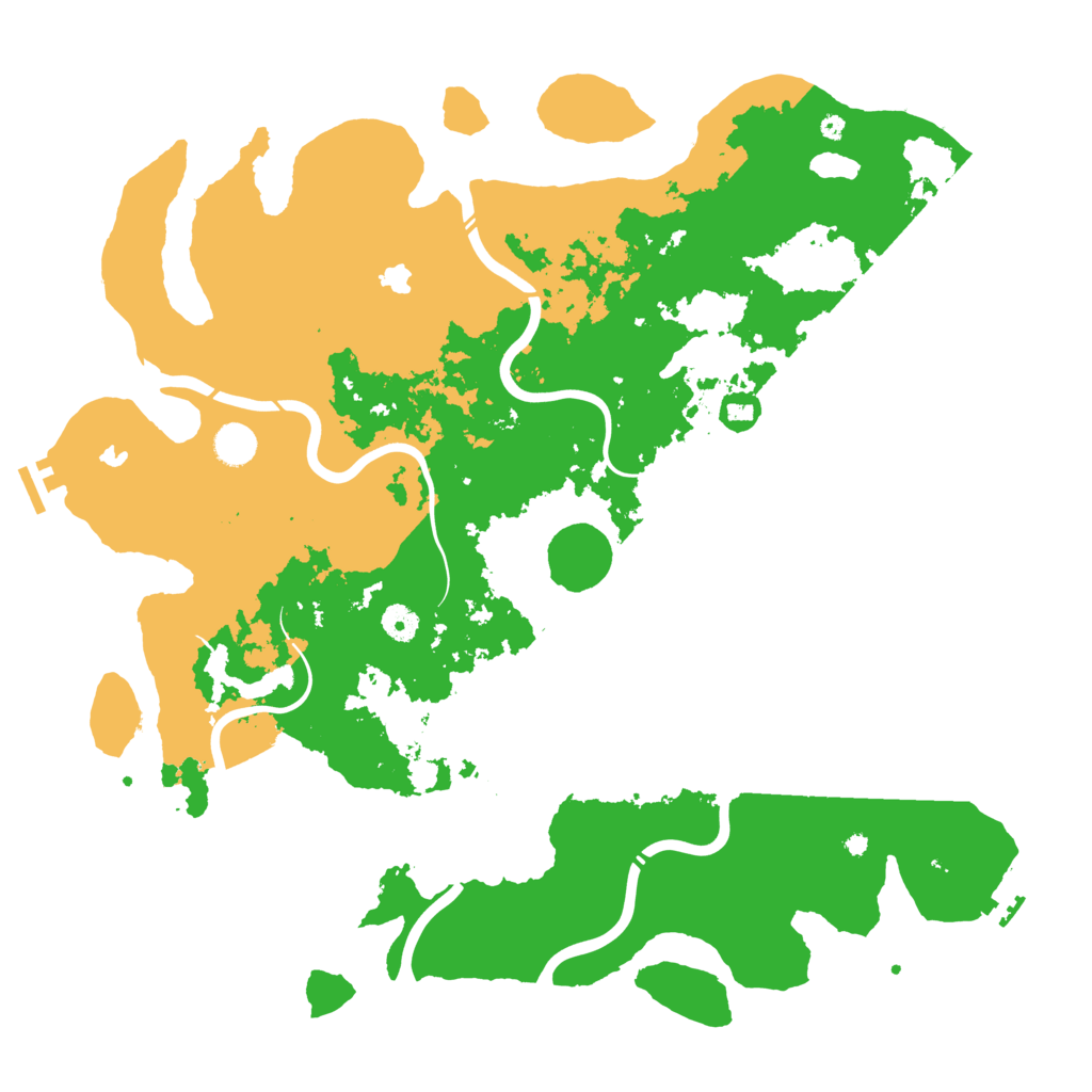 Biome Rust Map: Procedural Map, Size: 4500, Seed: 13395253