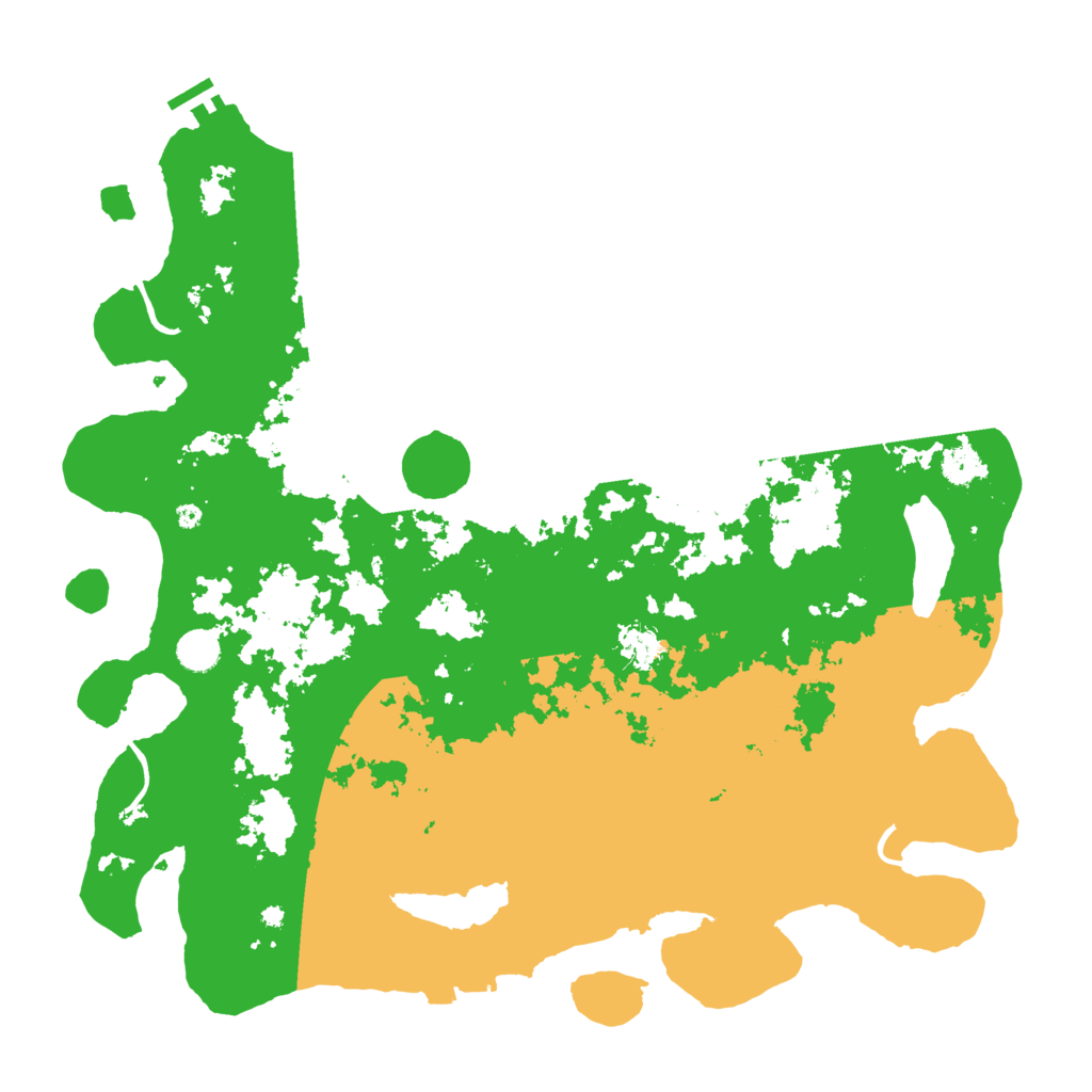 Biome Rust Map: Procedural Map, Size: 4500, Seed: 3737473