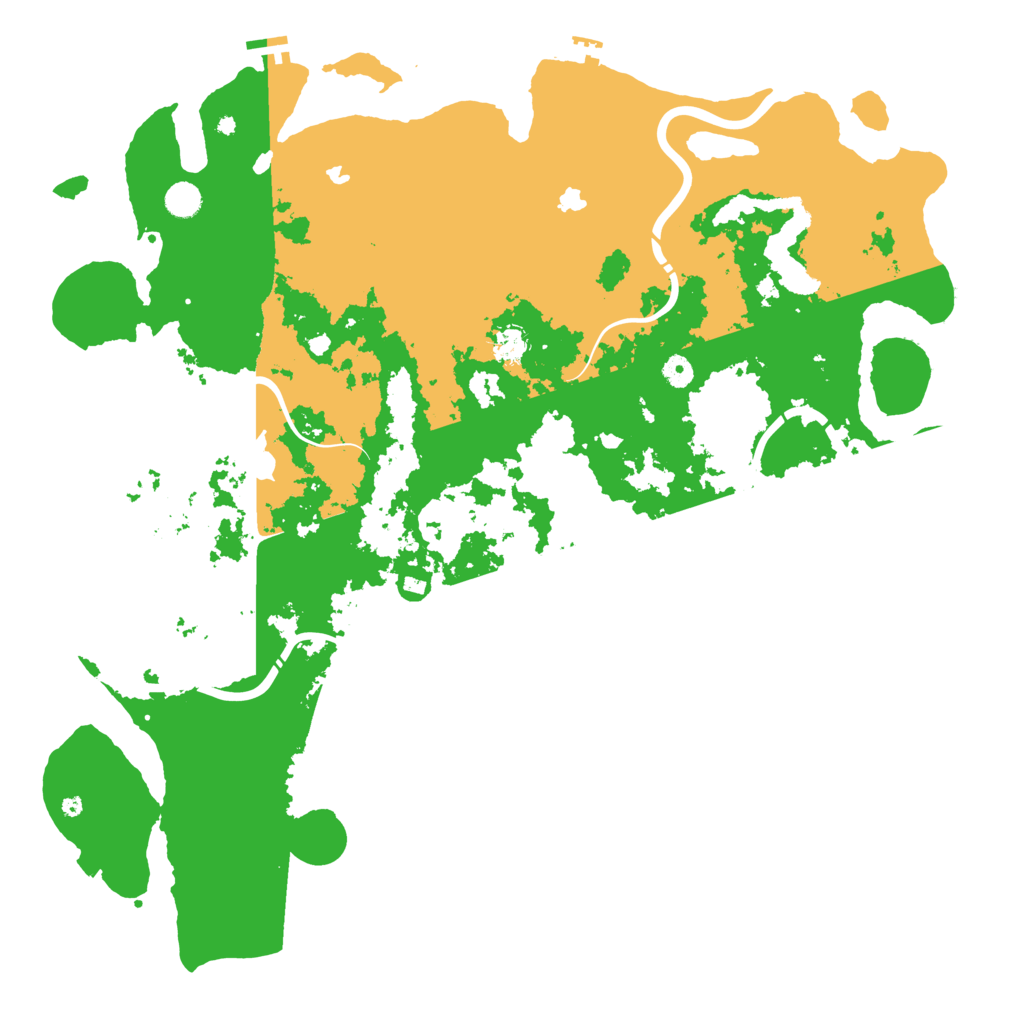 Biome Rust Map: Procedural Map, Size: 5000, Seed: 2018533140