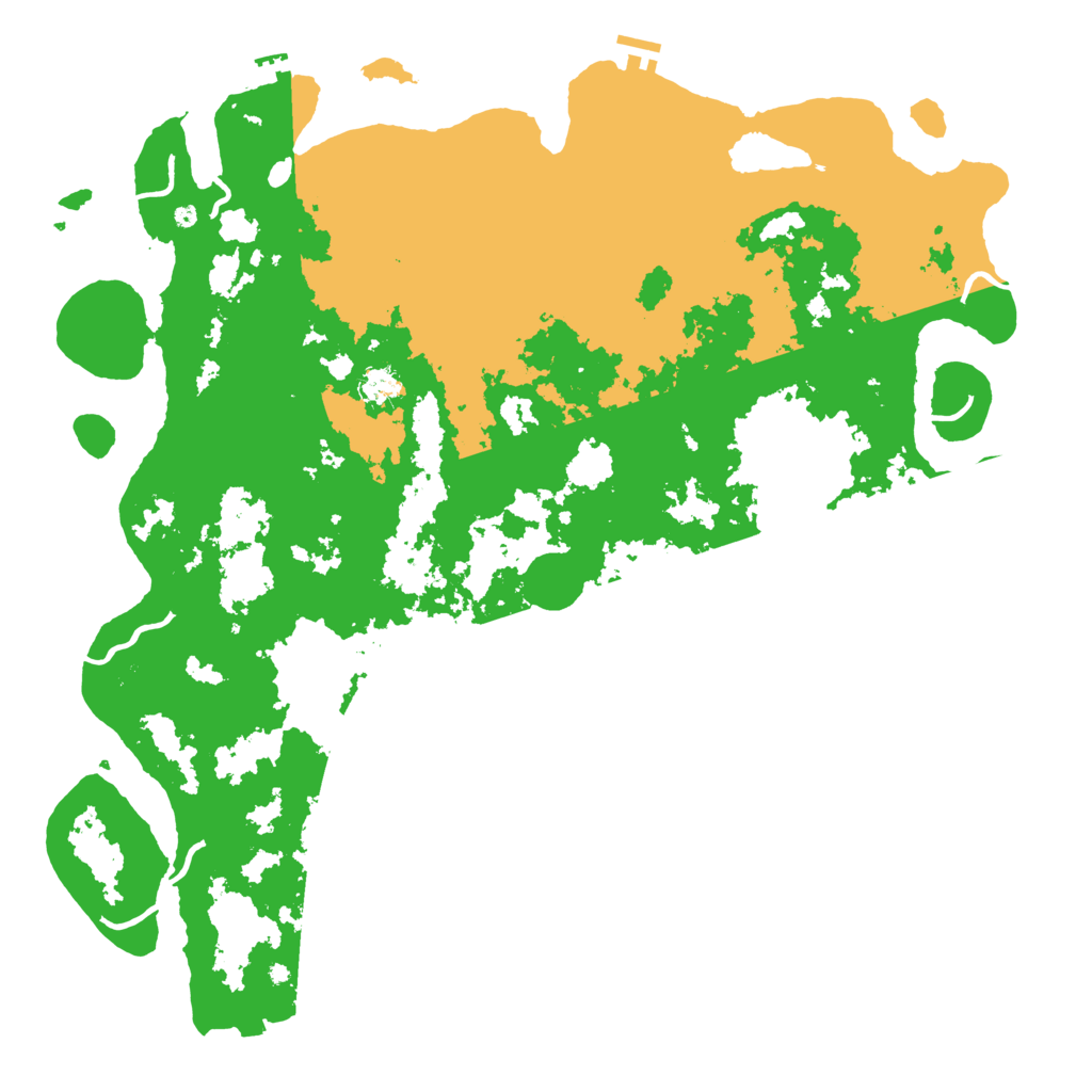 Biome Rust Map: Procedural Map, Size: 5000, Seed: 2018533140