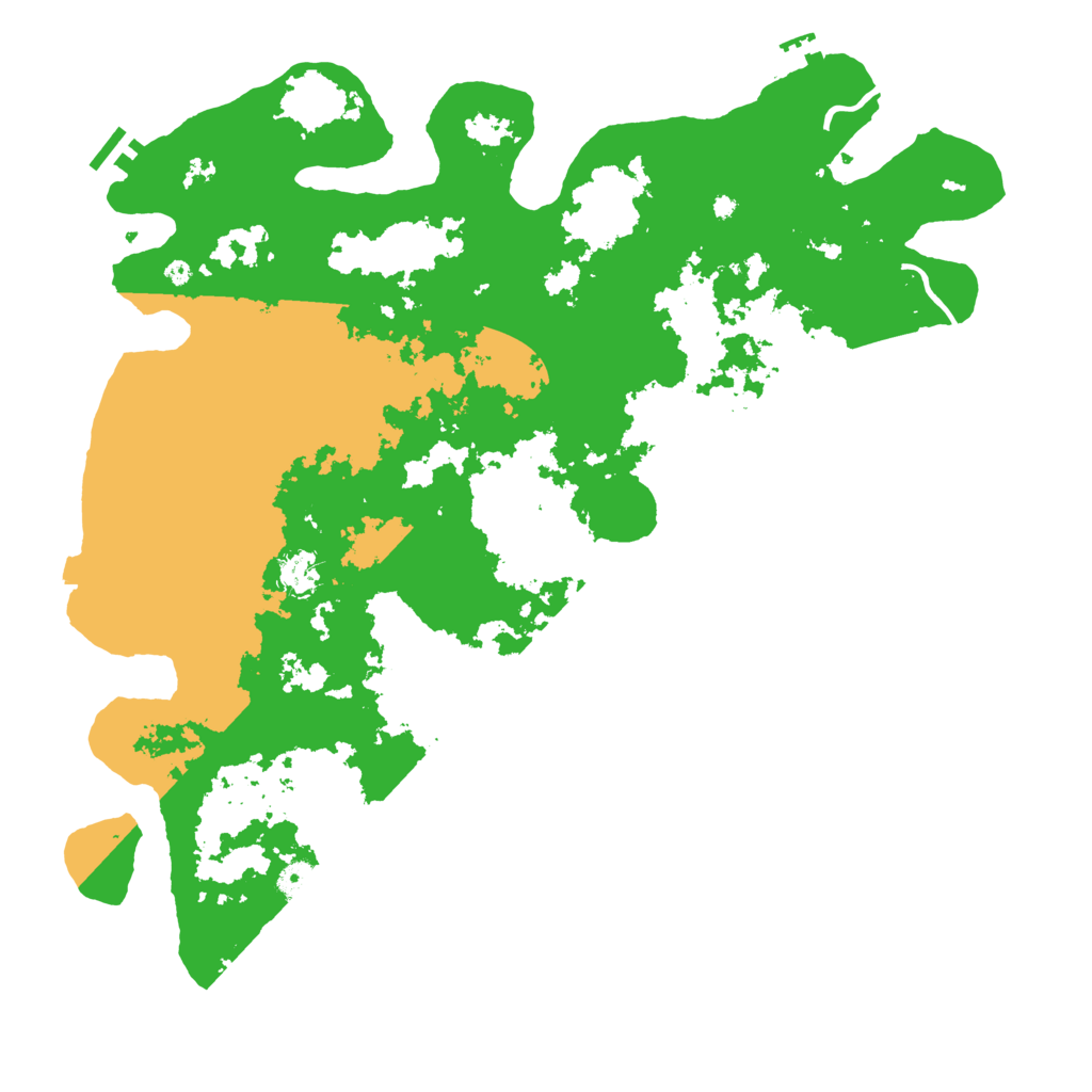 Biome Rust Map: Procedural Map, Size: 4500, Seed: 1102021223