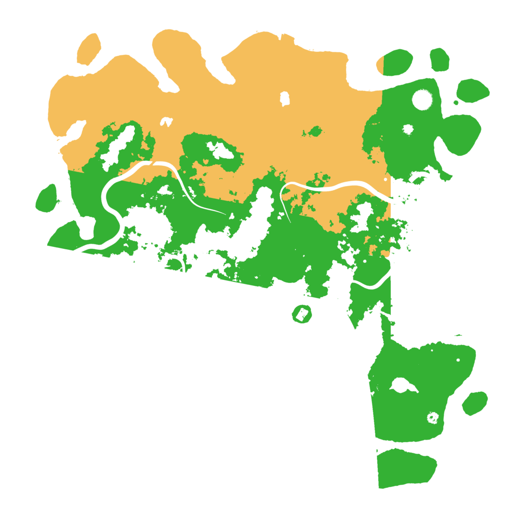 Biome Rust Map: Procedural Map, Size: 4500, Seed: 24681012